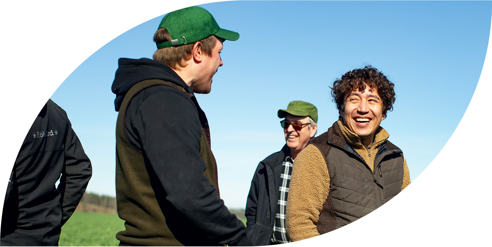 Fältvandring Glada Bönder Mask Webb